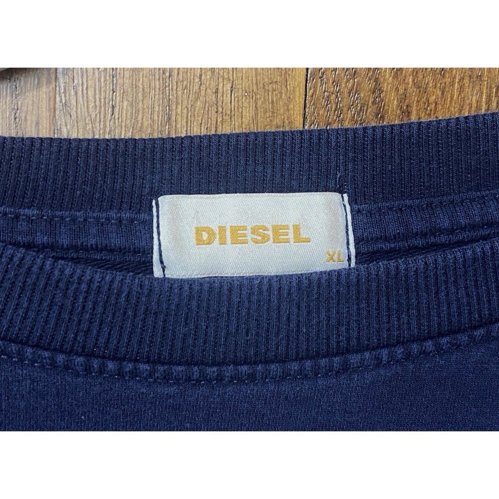 Diesel Womens Diesel Crewneck Sweatshirt Size XL Navy 1978 Comfort Streetwear - Picture 6 of 6